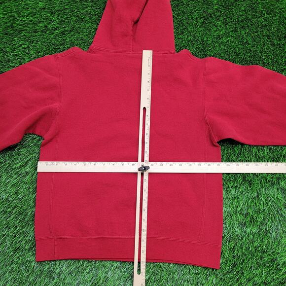 Vintage Y2K Tuskegee University Hoodie Women Small 19x23 Red - Picture 4 of 15